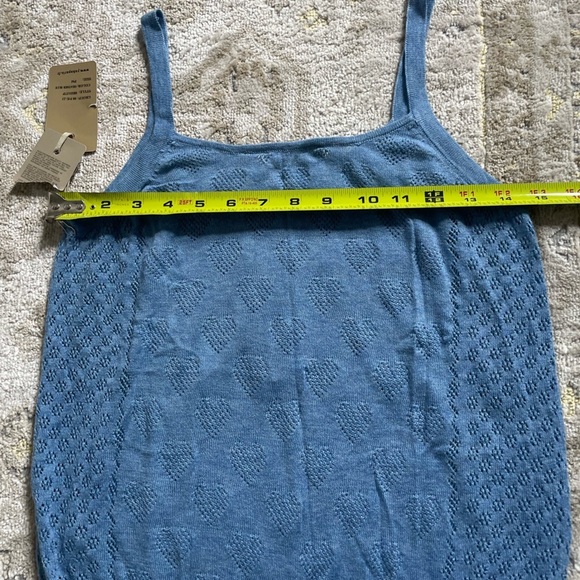 Yuca Paris Knit Pointelle Top NWT - Picture 8 of 12